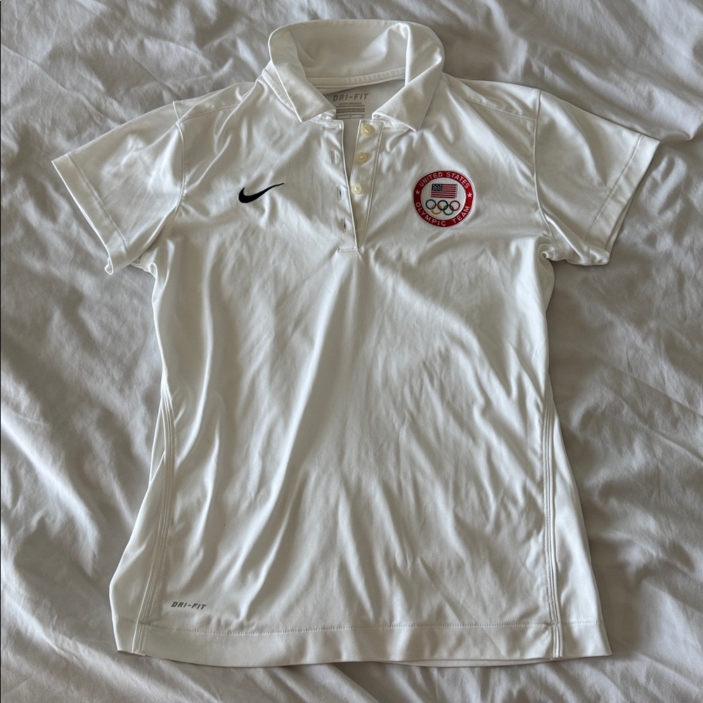 Nike Women's U.S. Olympic Team White Polo
